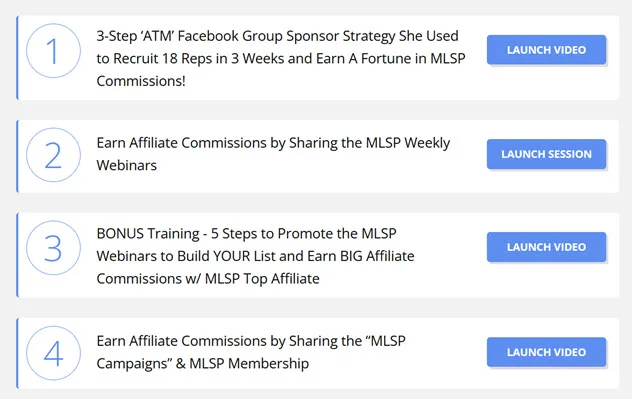 MLSP Affiliate Training