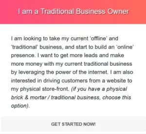 Traditonial Business Owner Start