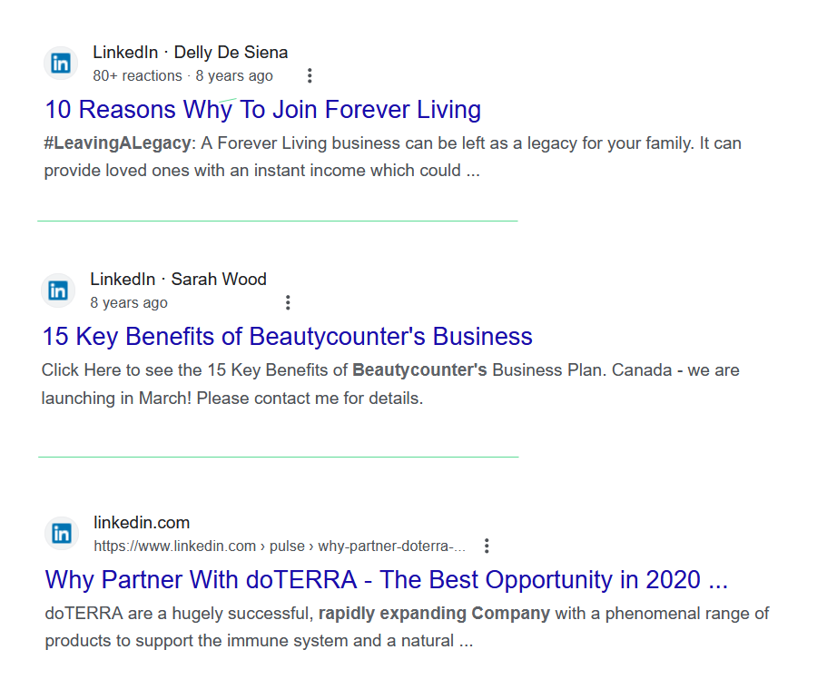 mlm business articles linkedin